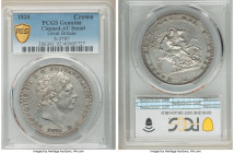 George III Crown 1820 AU Details (Cleaned) PCGS, KM675, S-3787. LX edge. Shadow-gray and peach toned. 

HID09801242017

© 2020 Heritage Auctions |...