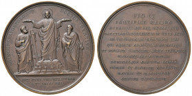 Roma. Pio IX (1846-1878). Medaglia 1867 AE gr. 122,38 diam. 69,5 mm. Opus Carlo Voigt. Per il XVIII centenario del martirio dei SS. Pietro e Paolo. Ba...