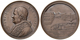 Roma. Pio IX (1846-1878). Medaglia anno XXX (1875) AE gr. 42,93 diam. 43 mm. Opus Giuseppe Bianchi. Per la costruzione del nuovo ospizio per i poveri....