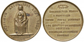 Roma. Pio IX (1846-1878). Medaglia 1853 AE gr. 30,00 diam. 43,5 mm. Opus autore sconosciuto. Per l'Immacolata Concezione. Migliore di BB