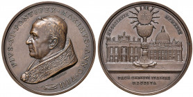Roma. Pio XI (1922-1939). Medaglia anno VIII (1929) AE gr. 31,60 diam. 44 mm. Opus Aurelio Mistruzzi. Per il concordato con l'Italia. Bartolotti E929....