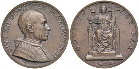 Roma. Pio XII (1939-1958). Medaglia anno II (1940) AE gr. 35,94 diam. 44 mm. Opus Aurelio Mistruzzi. Esortazione alla pace. Bartolotti E940. q.FDC
