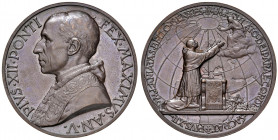 Roma. Pio XII (1939-1958). Medaglia anno V (1943) AE gr. 33,41 diam. 44 mm. Opus Aurelio Mistruzzi. Per la consacrazione dei popoli colpiti dalla guer...