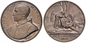 Roma. Pio XII (1939-1958). Medaglia anno VII (1945) AE gr. 32,38 diam. 44 mm. Opus Aurelio Mistruzzi. Per la fine della seconda guerra mondiale. Barto...