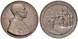 Roma. Pio XII (1939-1958). Medaglia anno XV (1953) AE gr. 32,41 diam. 44 mm. Opus Aurelio Mistruzzi. Per il ritrovamento della tomba di S. Pietro. Bar...