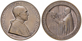 Roma. Pio XII (1939-1958). Medaglia anno XVII/1955 AE gr. 36,81 diam. 44 mm. Opus Aurelio Mistruzzi. Per la chiusura dell'anno Mariano. Bartolotti E95...
