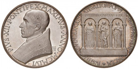 Roma. Pio XII (1939-1958). Medaglia 1956 AG gr. 35,51 diam. 44 mm. Opus Aurelio Mistruzzi. Per l'ottantesimo compleanno del pontefice. Cusumano-Modest...