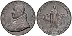 Roma. Giovanni XXIII (1958-1963). Medaglia anno I (1959) AE gr. 35,87 diam. 44 mm. Opus Aurelio Mistruzzi. Per il centenario dell'apparizione della Ma...