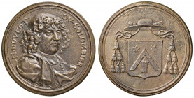 Francia. Nicolas Boucot du Colombier (sec. XVII). Medaglia AE gr. 51,19 diam. 51 mm. Opus C. Martin. Rara. SPL Il Colombier fu segretario della Cancel...