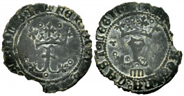 Catholic Kings (1474-1504). Blanca. Segovia. Y. (Cal-38). (Rs-679a var). Ae. 0,62 g. Planchet break. Choice VF. Est...20,00. 

Spanish Description: ...