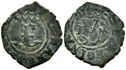 Catholic Kings (1474-1504). Blanca. Toledo. M. (Cal-54). (Rs-828). Ae. 1,08 g. T-M superada de estrella. VF. Est...15,00. 

Spanish Description: Fer...