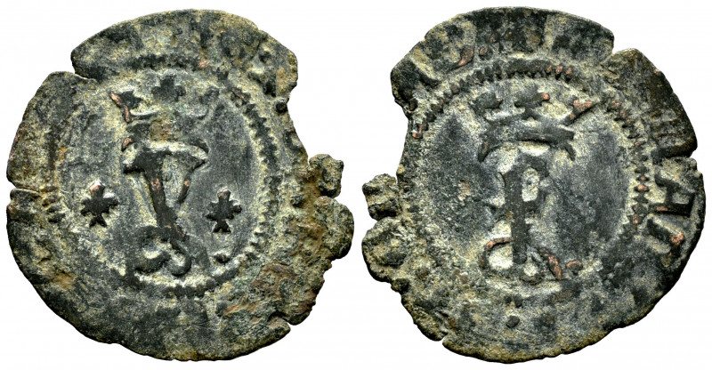 Catholic Kings (1474-1504). Blanca. (Cal-no cita). Ae. 1,02 g. Without mintmarks...