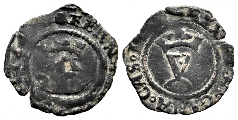 Catholic Kings (1474-1504). Blanca. Without mint mark. (Cal-No cita). (Rs-888). ...