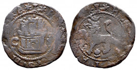Philip II (1556-1598). 2 maravedis. Cuenca. X. (Cal-56). Ae. 3,64 g. Choice F. Est...10,00. 

Spanish Description: Felipe II (1556-1598). 2 maravedí...