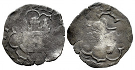 Philip II (1556-1598). No mint mark. (Cal-76). Ve. 1,12 g. Rare. Choice F. Est...35,00. 

Spanish Description: Felipe II (1556-1598). 1 Cuarto - 4 M...