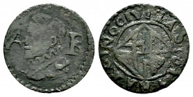 Philip III (1598-1621). 1 ardite. 1613. Barcelona. (Cal-24). Ae. 1,21 g. Choice F. Est...15,00. 

Spanish Description: Felipe III (1598-1621). 1 ard...