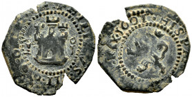 Philip III (1598-1621). 2 maravedis. 1601. Cuenca. J. (Cal-151). (Jarabo-Sanahuja-C13). Ae. 2,02 g. Scarce. Choice VF. Est...30,00. 

Spanish Descri...
