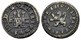 Philip III (1598-1621). 2 maravedis. 1619. Segovia. (Cal-194). Ae. 1,36 g. VF/Almost VF. Est...20,00. 

Spanish Description: Felipe III (1598-1621)....