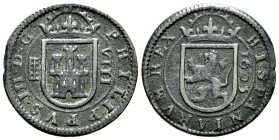 Philip III (1598-1621). 8 maravedis. 1605. Segovia. (Cal-327). Ae. 6,34 g. VF/Almost VF. Est...20,00. 

Spanish Description: Felipe III (1598-1621)....