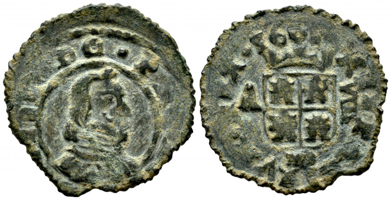 Philip IV (1621-1665). 8 maravedis. 1661. Madrid. A. (Cal-356). Ae. 1,75 g. Mint...