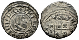 Philip IV (1621-1665). 8 maravedis. 1663. Madrid. Y. (Cal-368). (Jarabo-Sanahuja-M451). Ae. 1,81 g. Choice VF. Est...25,00. 

Spanish Description: F...