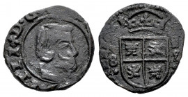 Philip IV (1621-1665). 8 maravedis. 1661. Segovia. S. (Cal-383). Ae. 1,59 g. D · G separated by a dot. Hammered. Rare. VF. Est...35,00. 

Spanish De...