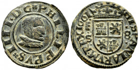 Philip IV (1621-1665). 8 maravedis. 1661. Segovia. S. (Cal-393). Ae. 2,42 g. Choice VF/Almost XF. Est...30,00. 

Spanish Description: Felipe IV (162...