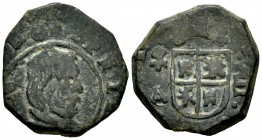 Philip IV (1621-1665). 8 maravedis. 1661. Toledo. CA. (Cal-419). (Jarabo-Sanahuja-M670). Ae. 2,20 g. Hammered. Very scarce. Almost VF. Est...35,00. 
...
