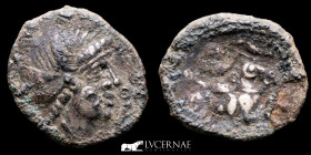 Gaul - The Aedui, Litavicos silvered bronze quinarius 1,84 g. 14 mm. Central Gaul 50 B.C. good fine