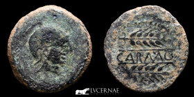 Carmo Bronze As 25.14 g., 35 mm. Carmona - Sevilla 200-150 B.C. GVF