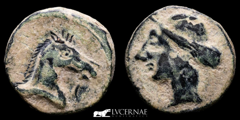 Hispania, Cartagonova, Cartagena (Murcia). Calco ( Ae 7.69 g., 21 mm.), c. 220-2...