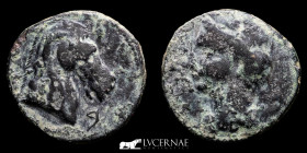 Cartagonova Bronze Calco 7.06 g., 22 mm. Cartagonova 220/15 BC. Very fine