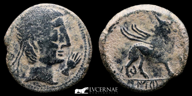 Roman Republic times - Hispania - Castulo (Linares, Jaén, Spain). Bronze As (10....