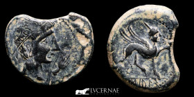 Castulo  Bronze As 13,08 g. 28 mm Castulo 180 - 150 B.C.  nEF
