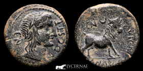 Castulo  Bronze Semis 9,63 g, 23 mm Castulo 150 - 50 B.C.  Good very fine