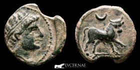 Castulo (Hispania) Bronze Semis 5,38 g., 21 mm. Linares Jaén 180-150 B.C. Good very fine (MBC)