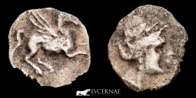 Emporiton Silver Tritartemorion 0,26 g., 10 mm. Ampurias (Girona). 220-150 a.C. VF