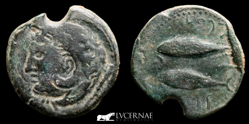 Ancient Hispania - Gades (Cádiz)
Bronze As, (10,51 g. 25 mm.) minted between 200...