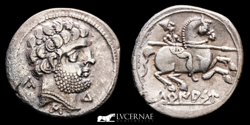 Ancient Hispain - Turiaso (actual Tarazona, Zaragoza). Silver denarius (3,25 g. ...