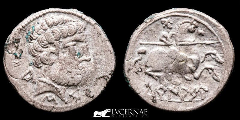 Ancient Hispain - Turiaso (actual Tarazona, Zaragoza). Silver denarius (3,31 g. ...