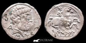 Turiaso Silver Denarius 3,31 g. 20 mm. Turiaso (Tarazona, Zaragoza) II B.C. Good very fine (MBC)