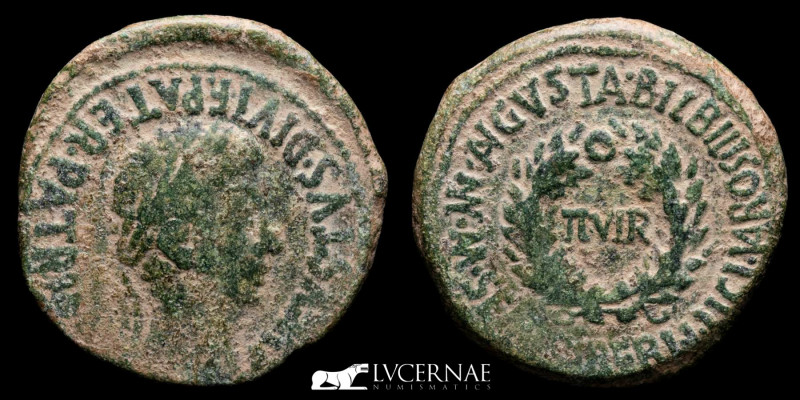 Roman Empire - Augustus ( 27 BC-AD 14) Bronze As, (13.58 g. 30 mm.)
Minted in Bi...