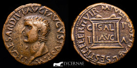Tiberius Bronze As 13.50 g. 28 mm. Ilici (Elche, Alicante.) 14-37 AD Good very fine (MBC+)