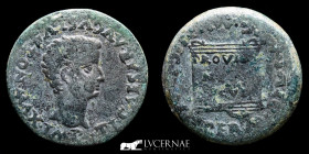 Tiberius Bronze As 11,80 g. 28 mm. Italica (Sevilla) 14-37 A.D. Good very fine