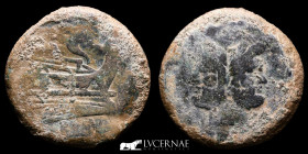 Anonymous Janus Bronze As 41.20 g. 37 mm. Rome 207 BC. Very fine (MBC)