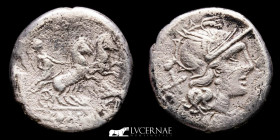Anonymous Silver Denarius 3,39 g 18 mm Rome 179-170 BC Very fine (BC)