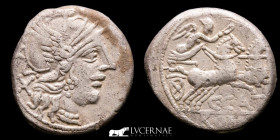 C. Porcius Cato Silver Denarius 3.85 g., 17 mm. Rome 123 BC Extremely fine (EBC+)