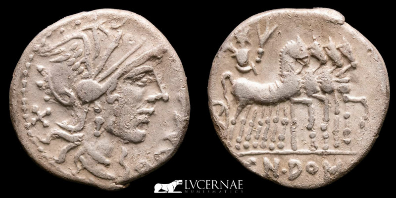 Roman Republic - Cn. Domitius Ahenobarbus 
Silver denarius (3,83 g. 19 mm.). - N...