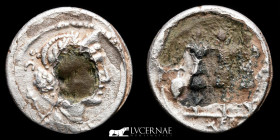Faustus Cornelius Sulla Fourree Denarius 2.64 g. 18 mm. Rome 56 BC. Good fine (BC)
