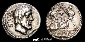 L Titurius L.f. Sabinus Silver Denarius 3.72 g., 18 mm. Rome 89 B.C. Good very fine (MBC+)